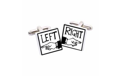Right/Left Cufflinks by Sonia Spencer