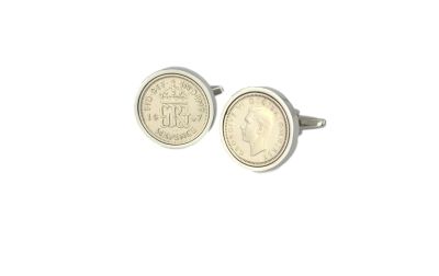 1947 Sixpence Cufflinks