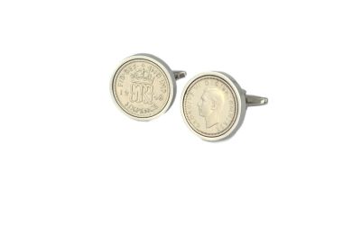 1948 Sixpence Cufflinks