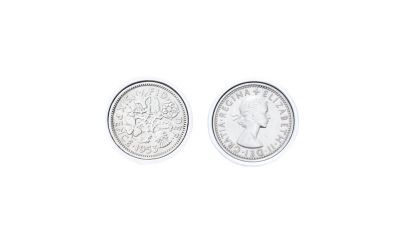 1953 Sixpence Cufflinks
