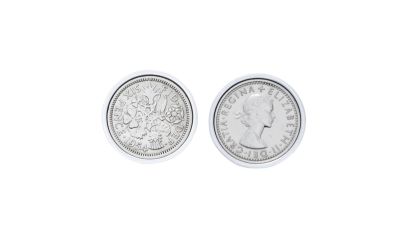 1954 Sixpence Cufflinks
