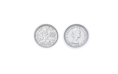 1955 Sixpence Cufflinks