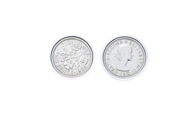 1956 Sixpence Cufflinks
