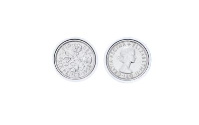1958 Sixpence Cufflinks