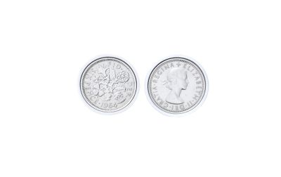 1964 Sixpence Cufflinks