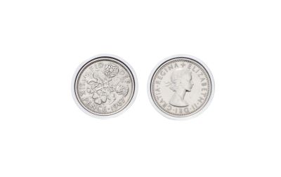 1967 Sixpence Cufflinks