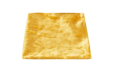 Gold Crushed Velvet Pocket Square