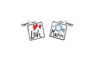 Love Machine Cufflinks by Sonia Spencer