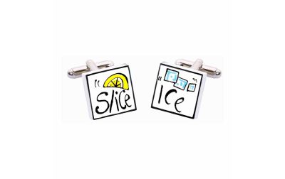 Ice and Slice Cufflinks by Sonia Spencer