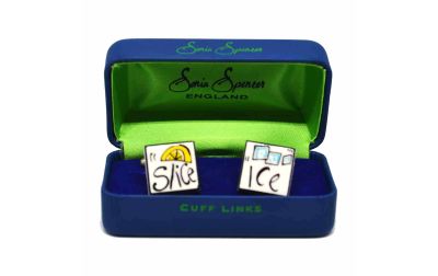Ice and Slice Cufflinks by Sonia Spencer