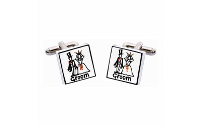 Sonia Spencer Groom Wedding Cufflinks