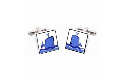 Whale Cufflinks by Sonia Spencer