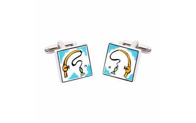 Sonia Spencer Fishing Rod Cufflinks