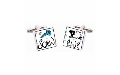 Screw Ewe Cufflinks by Sonia Spencer