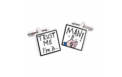 Trust Me, I'm a Man Cufflinks