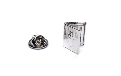 Bible (that can be opened) Pewter Lapel Pin