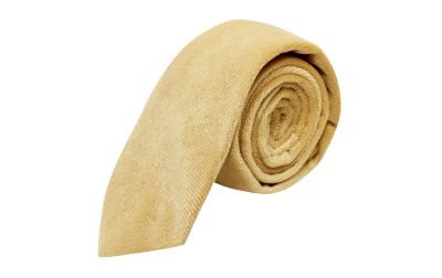 Heritage Gold Textured Velvet Tie