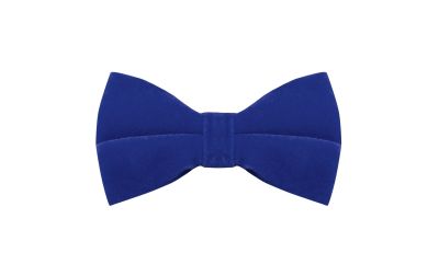 Royal Blue Velvet Bow Tie