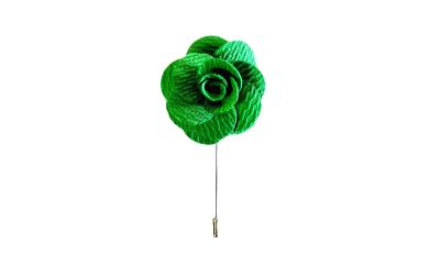 Green Flower/Rose Lapel Pin