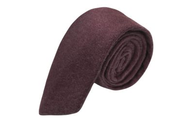 Burgundy Donegal Tweed Tie