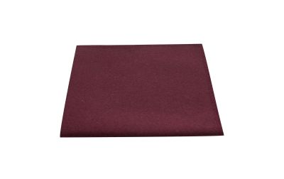 Burgundy Wool Pocket Square