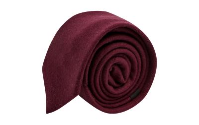 Burgundy Wool Tie