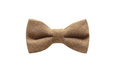 Camel Brown Donegal Tweed Bow Tie