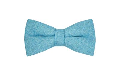 Maya Blue Donegal Tweed Bow Tie