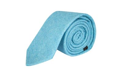 Maya Blue Donegal Tweed Tie