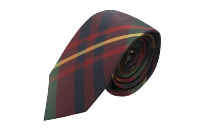 Contemporary Red / Blue Tartan Check Tie