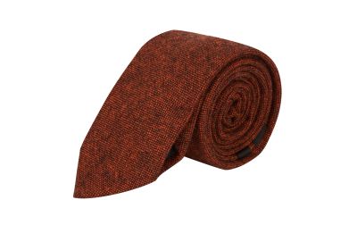 Highland Weave Copper Brown Tie