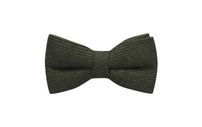 Dark Green Sharkskin Bow Tie