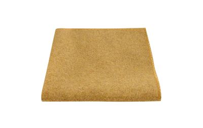 Mustard Woven Wool Pocket Square