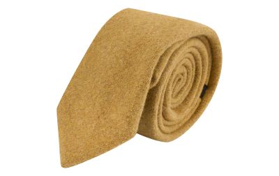 Mustard Woven Wool Tie