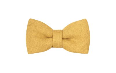 Mustard Yellow Donegal Tweed Bow Tie