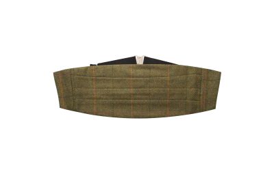 Dijon Brown Tweed Cummerbund