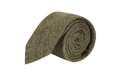 Fern Green Herringbone Tie