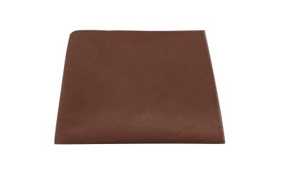 Gingerbread Brown Velvet Pocket Square