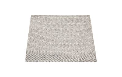 Light Grey Herringbone with Pinstripe Pocket Square