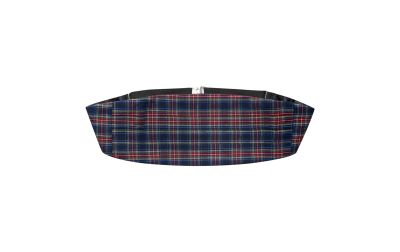 Navy Blue Tartan Cummerbund