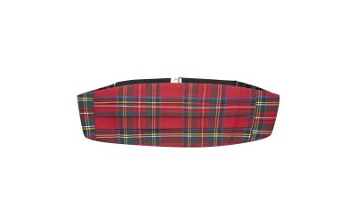Red Tartan Cummerbund