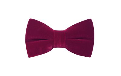 Morrocan Red Velvet Bow Tie