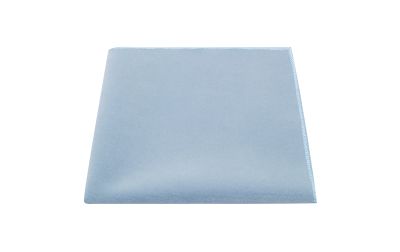Light Baby Blue Velvet Pocket Square