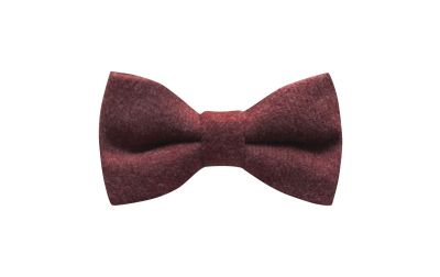 Maroon Red Donegal Tweed Bow Tie