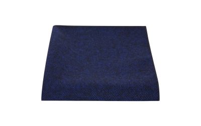 Highland Weave Dark Sapphire Blue Pocket Square