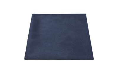 Navy Blue Suede Pocket Square