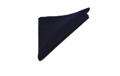 Navy Blue Velvet Pocket Square