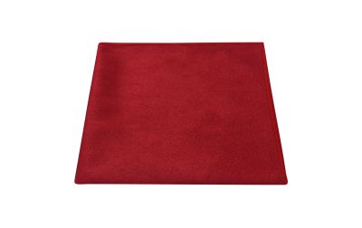 Chilli Red Suede Pocket Square