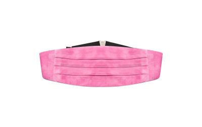 Pink Velvet Cummerbund