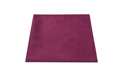 Plum Purple Suede Pocket Square